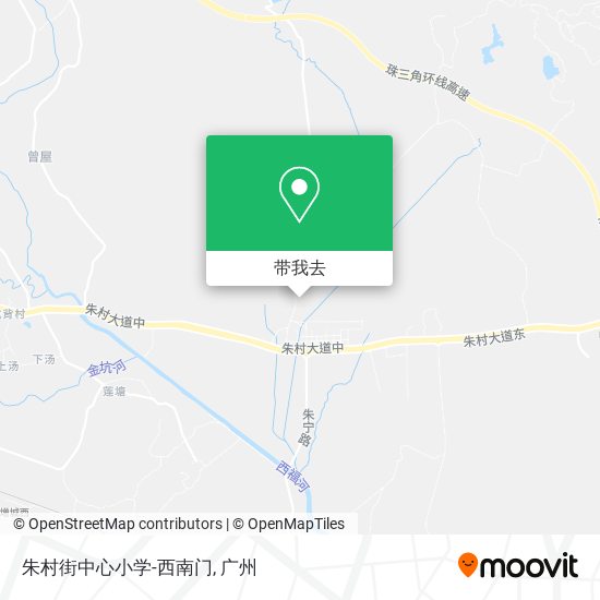 朱村街中心小学-西南门地图