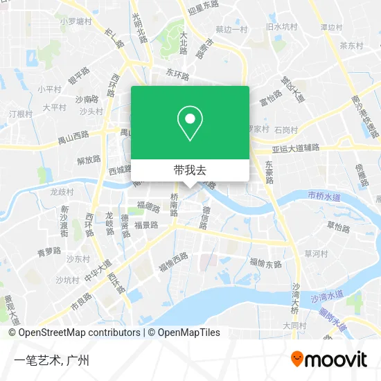 一笔艺术地图