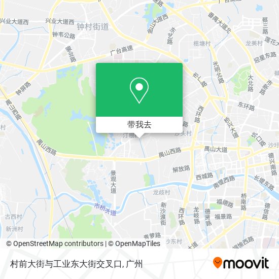 村前大街与工业东大街交叉口地图