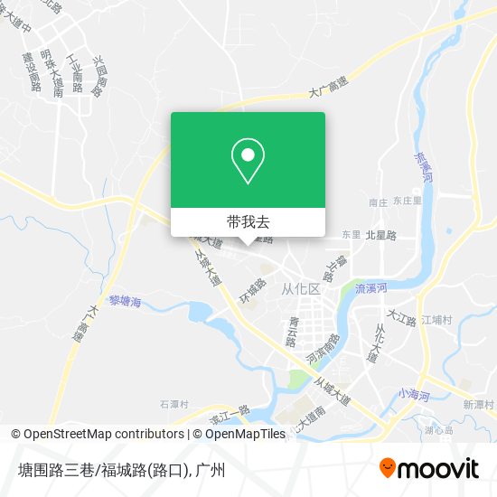 塘围路三巷/福城路(路口)地图