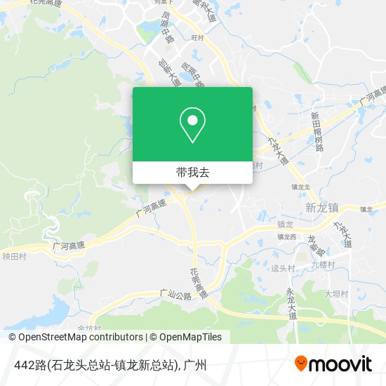 442路(石龙头总站-镇龙新总站)地图
