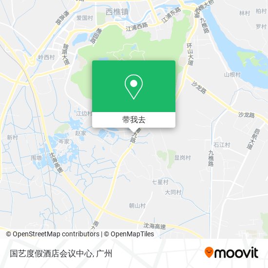 国艺度假酒店会议中心地图
