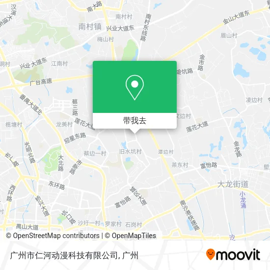广州市仁河动漫科技有限公司地图