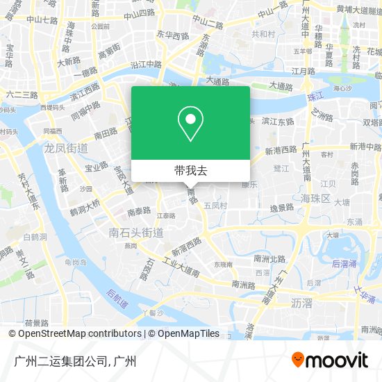 广州二运集团公司地图
