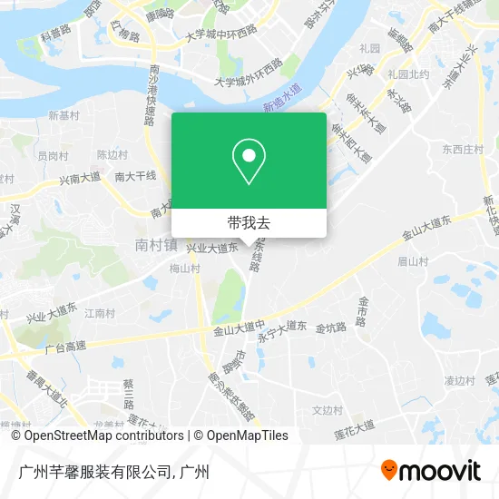 广州芊馨服装有限公司地图
