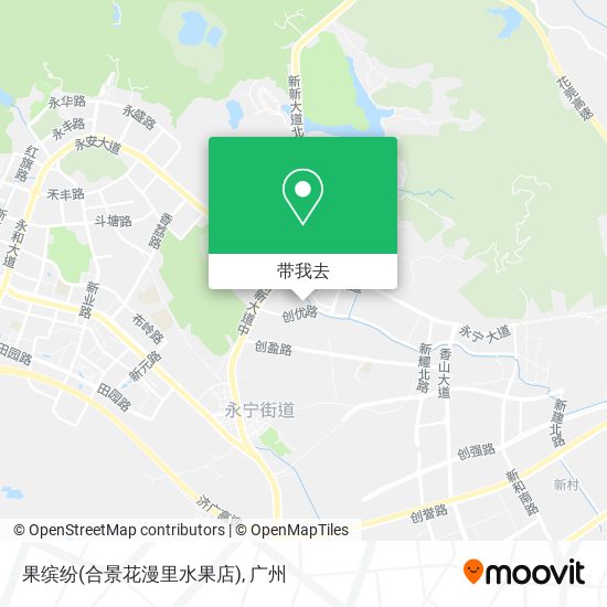 果缤纷(合景花漫里水果店)地图