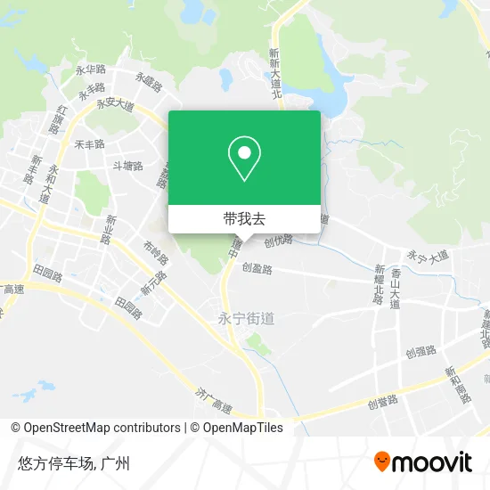 悠方停车场地图