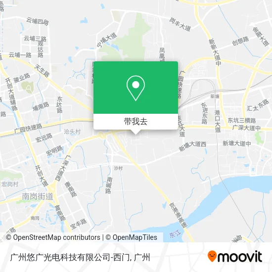 广州悠广光电科技有限公司-西门地图
