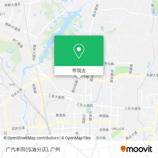 广汽本田(泓迪分店)地图