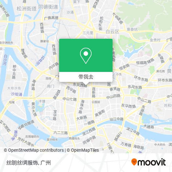 丝朗丝绸服饰地图