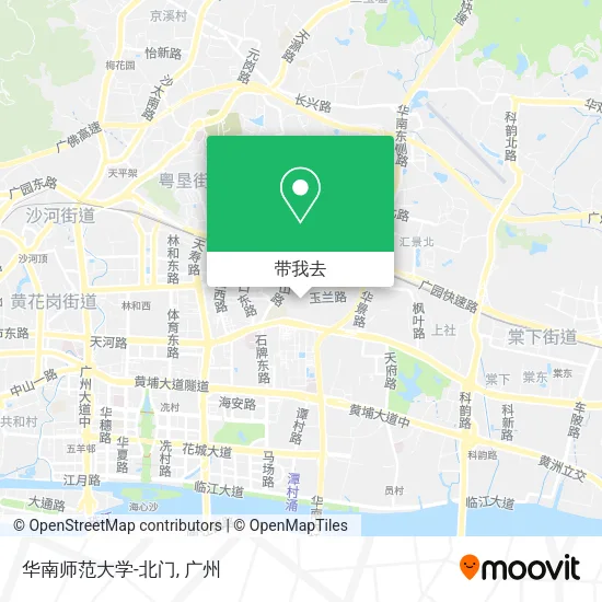 华南师范大学-北门地图