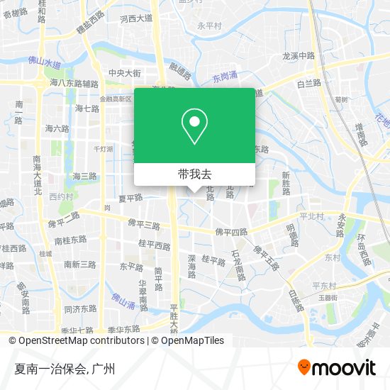 夏南一治保会地图