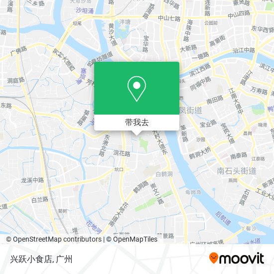 兴跃小食店地图