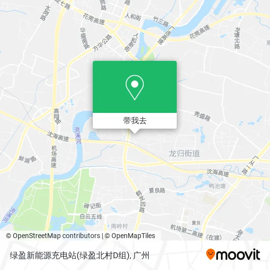 绿盈新能源充电站(绿盈北村D组)地图