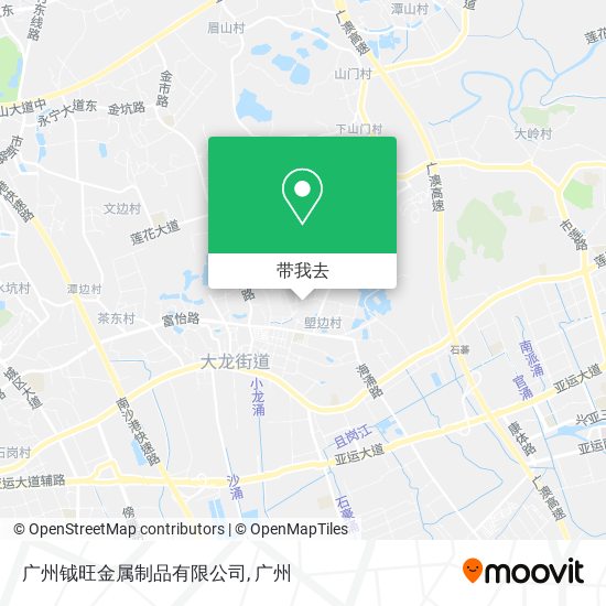 广州钺旺金属制品有限公司地图