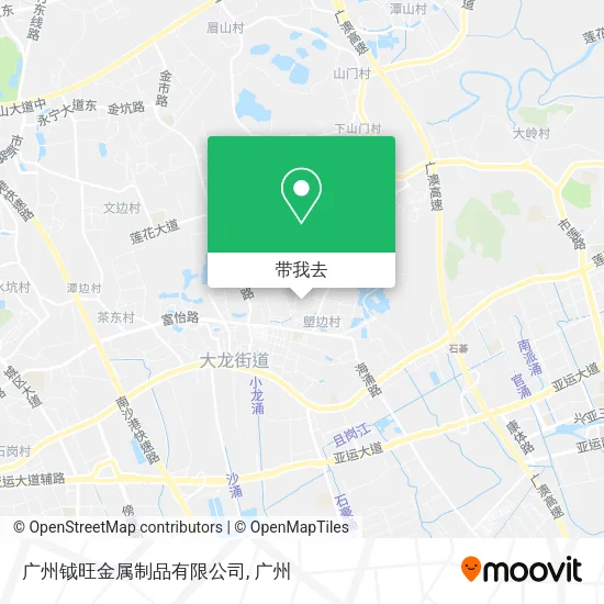 广州钺旺金属制品有限公司地图