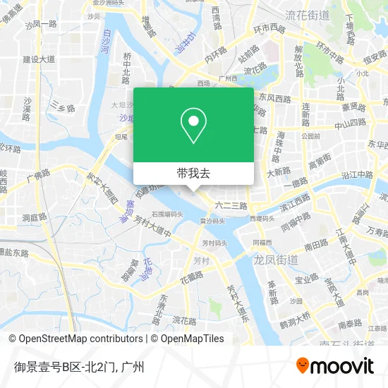 御景壹号B区-北2门地图