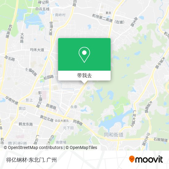 得亿钢材-东北门地图