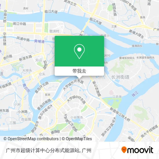 广州市超级计算中心分布式能源站地图