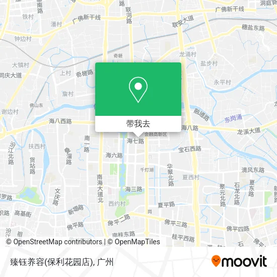 臻钰养容(保利花园店)地图