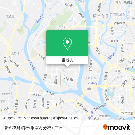 舞678舞蹈培训(南海分校)地图