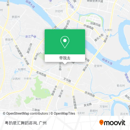 粤韵星汇舞蹈咨询地图
