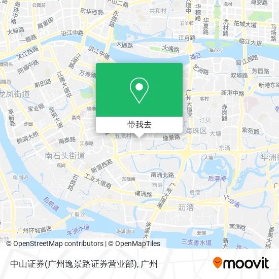 中山证券(广州逸景路证券营业部)地图