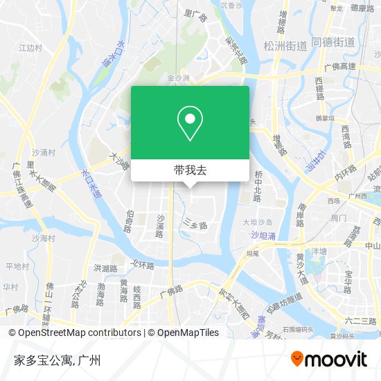 家多宝公寓地图