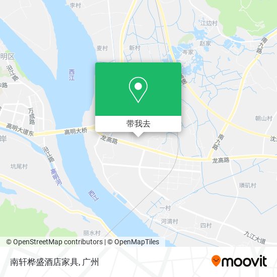 南轩桦盛酒店家具地图