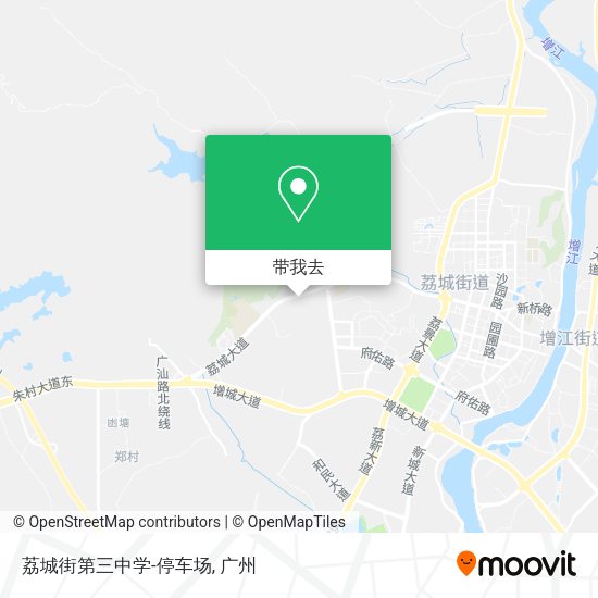 荔城街第三中学-停车场地图