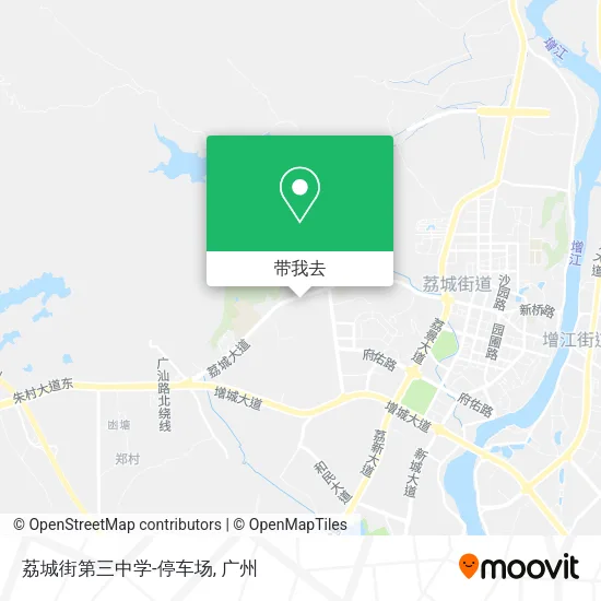 荔城街第三中学-停车场地图