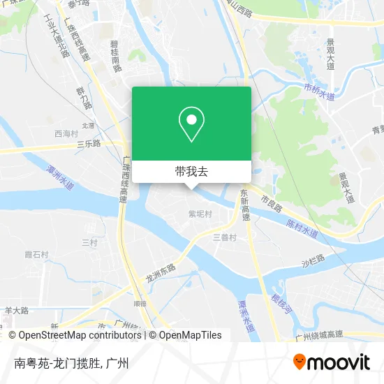 南粤苑-龙门揽胜地图