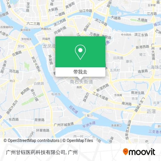 广州甘钰医药科技有限公司地图