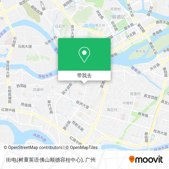 街电(树童英语佛山顺德容桂中心)地图