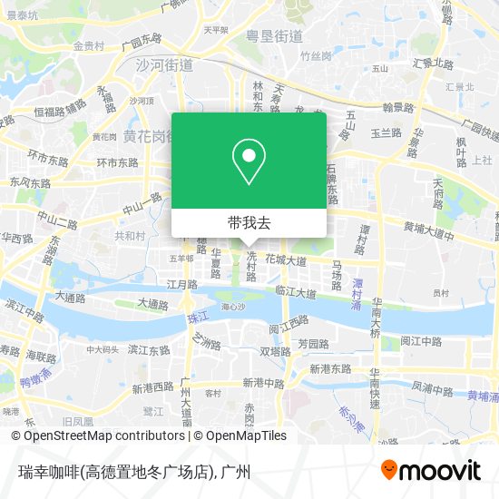 瑞幸咖啡(高德置地冬广场店)地图