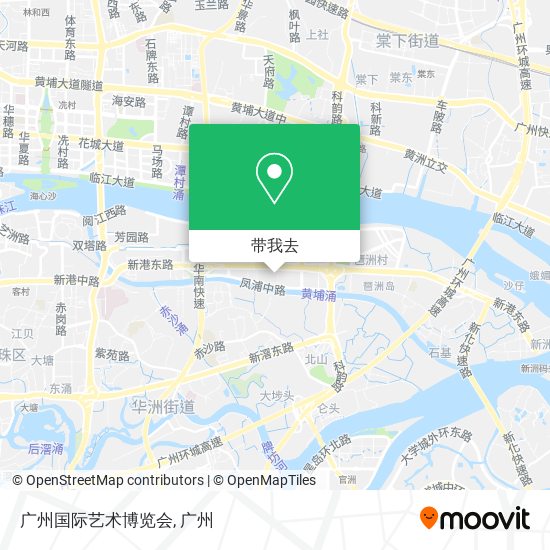 广州国际艺术博览会地图