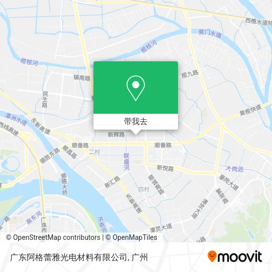 广东阿格蕾雅光电材料有限公司地图