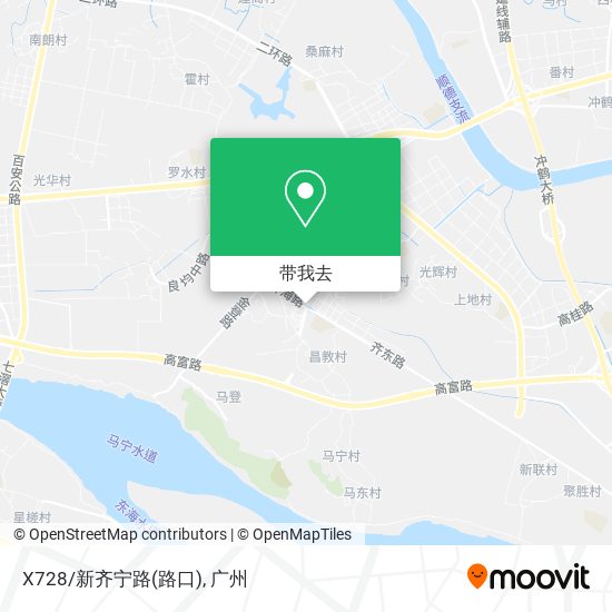 X728/新齐宁路(路口)地图
