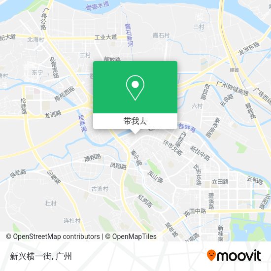 新兴横一街地图