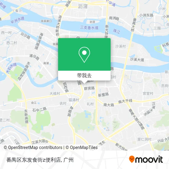 番禺区东发食街z便利店地图