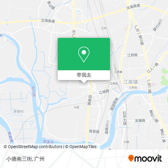小塘南三街地图