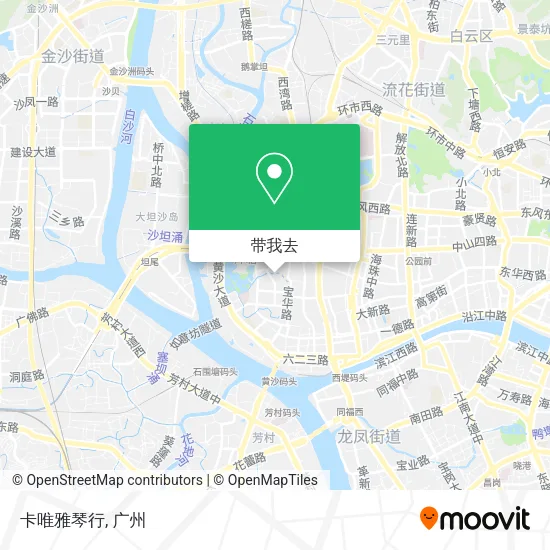 卡唯雅琴行地图