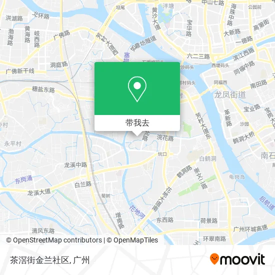 茶滘街金兰社区地图