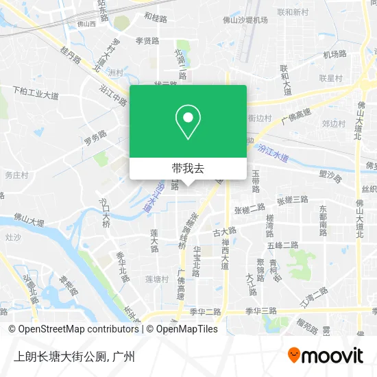 上朗长塘大街公厕地图