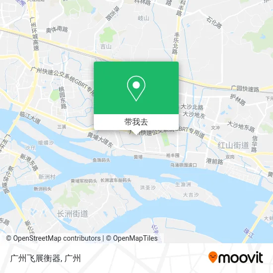 广州飞展衡器地图