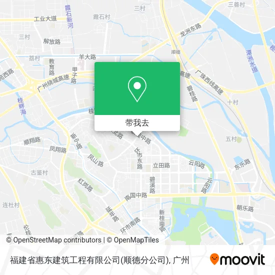 福建省惠东建筑工程有限公司(顺德分公司)地图