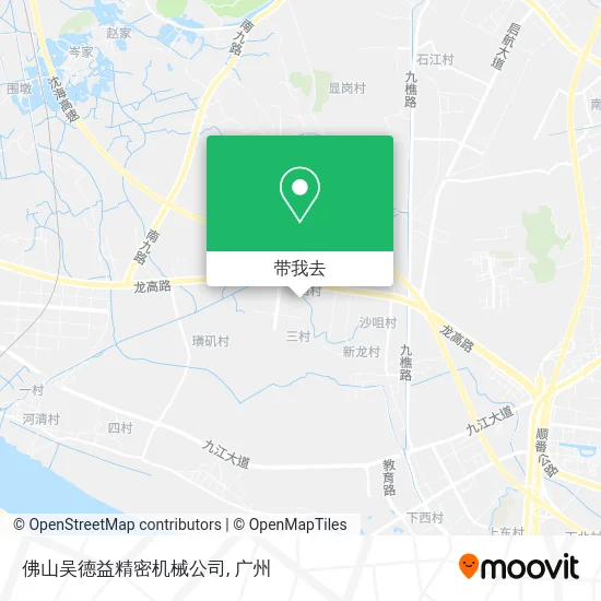 佛山吴德益精密机械公司地图