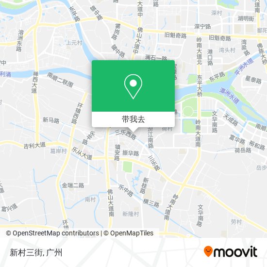 新村三街地图
