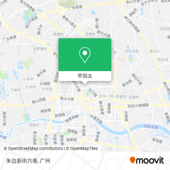 朱边新街六巷地图