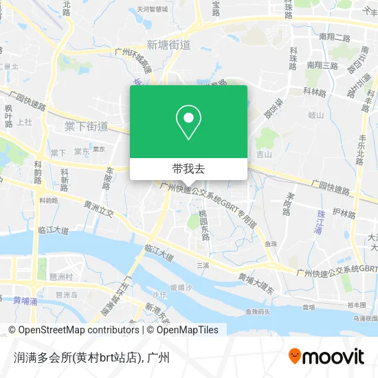 润满多会所(黄村brt站店)地图